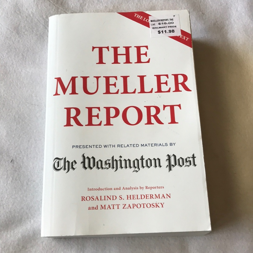 Brand new Mueller’s Report book